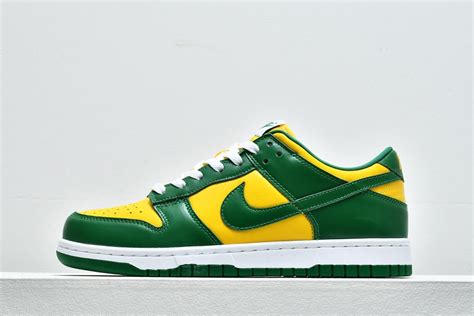 nike dunk grün gelb